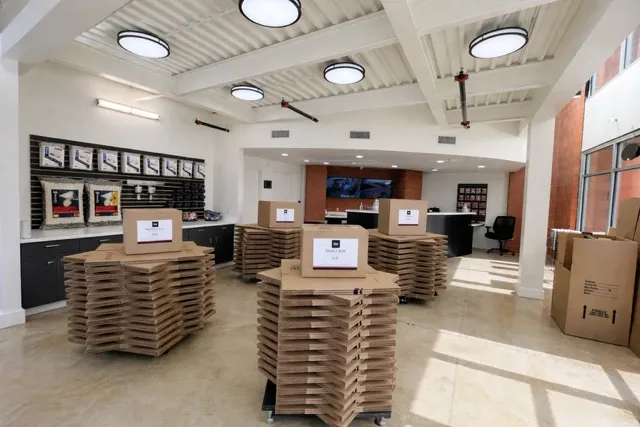 Office and packing supplies inside of Stor Self Storage. 