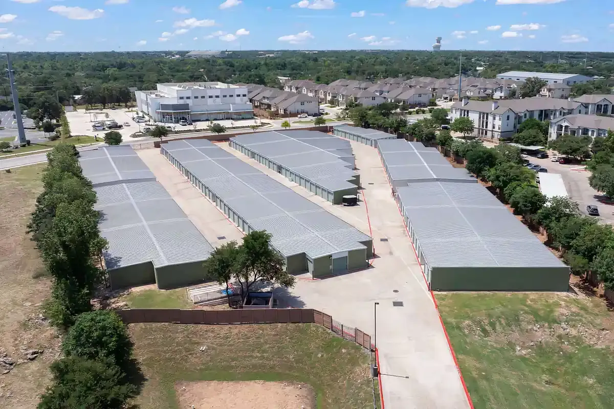 Aerial view of Stor Self Storage