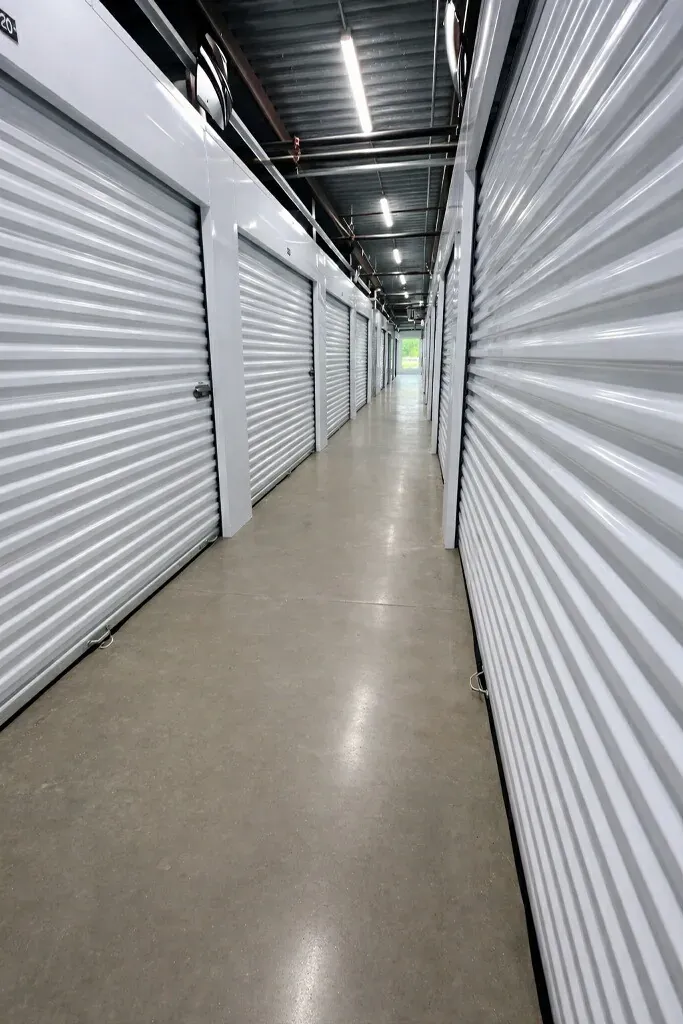 Hallway inside of Stor Self Storage.