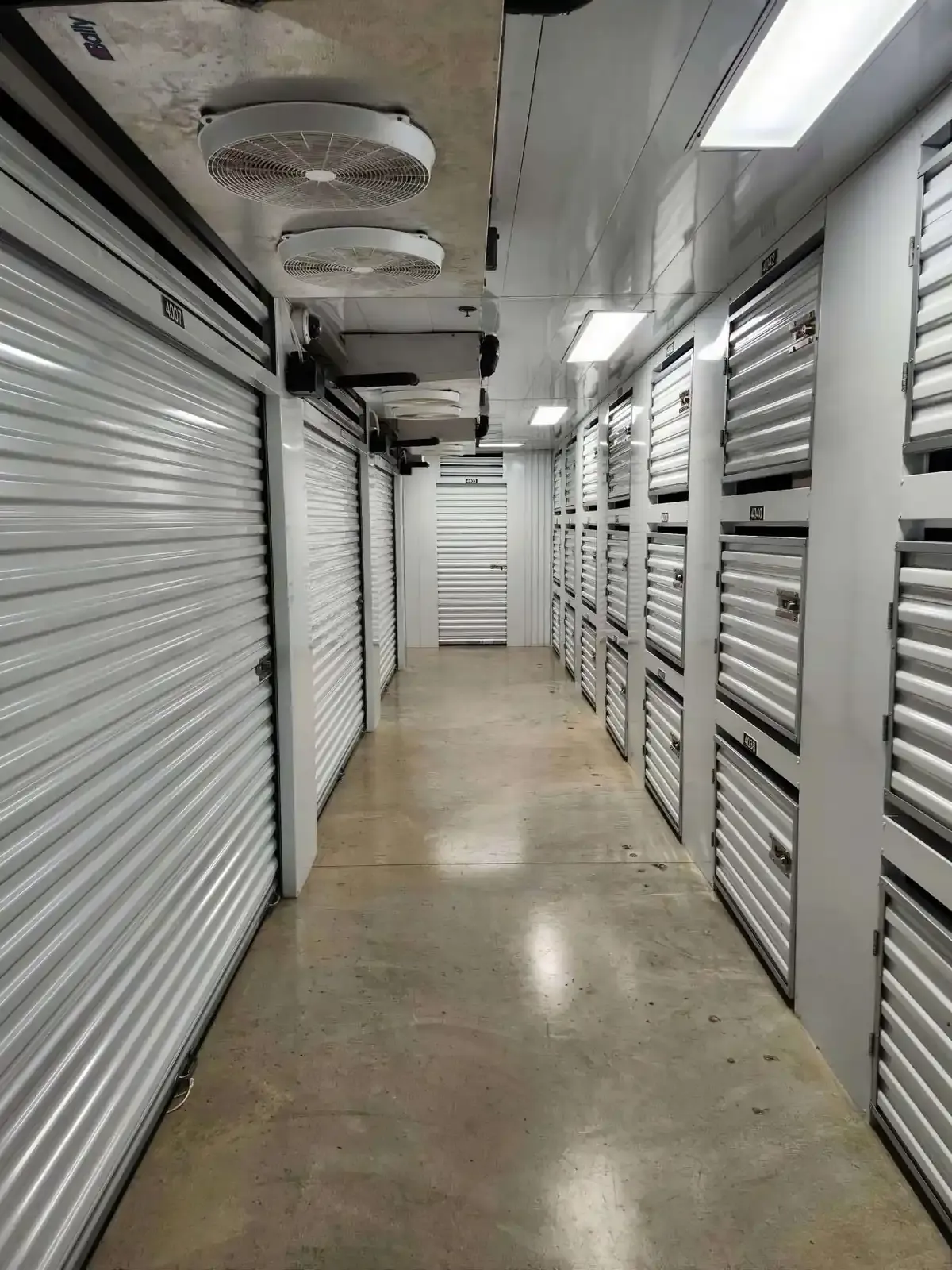 Indoor storage units